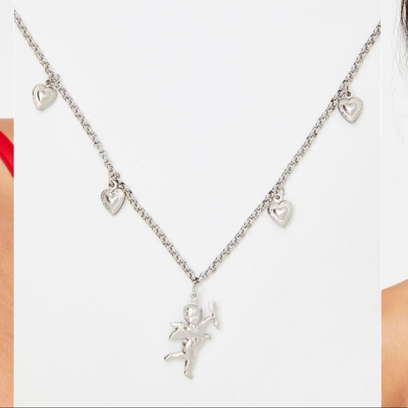 Cupid's Spell Charm Necklace (NWOT) - Picture 2 of 4